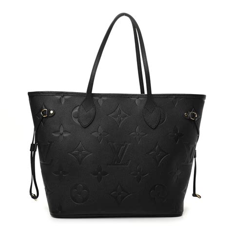 louis vuitton neverfull monogram black trim|louis vuitton neverfull large tote.